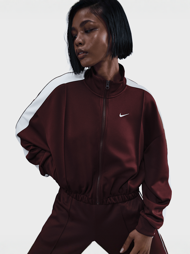 Nike, Sportswear Track Jacket, red, Image 3 of 5