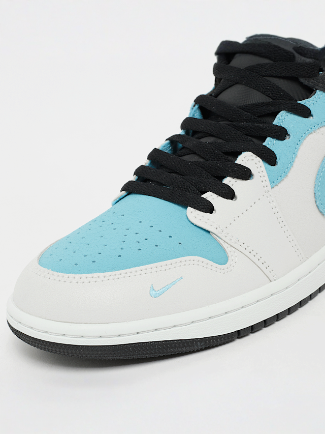 Jordan, Air Jordan 1 Mid SE summit white/blue chill-black, white, Image 6 of 7