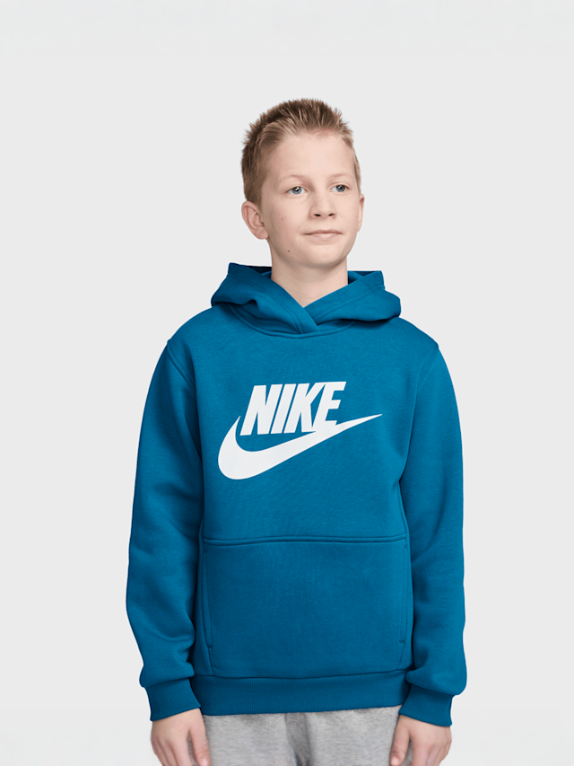 Nike, Sportswear Club Fleece Hoodie, blue, Image 1 of 3