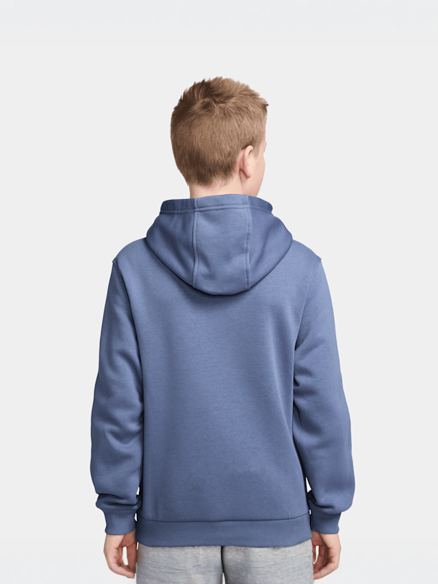 Nike, Sportswear Club Fleece Hoodie, blue, Image 2 of 3