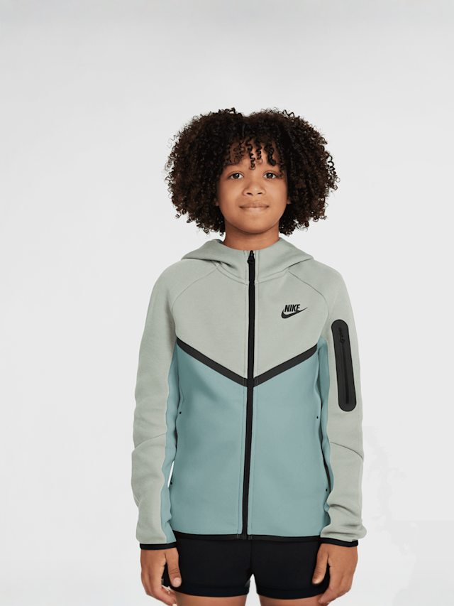 Nike, Sportswear Tech Fleece Full-Zip Hoodie, blue, Image 1 of 3