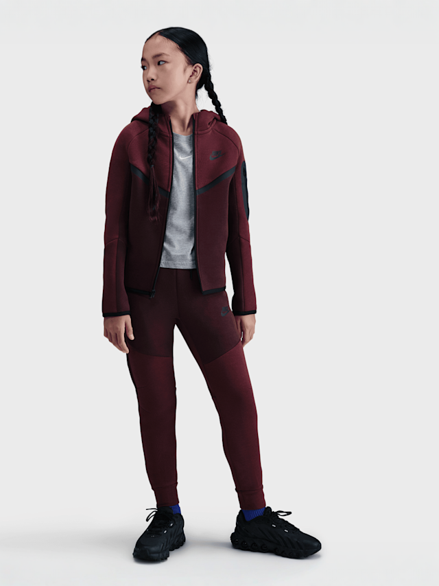 Nike, Sportswear Tech Fleece Full-Zip Hoodie, red, Image 6 of 6