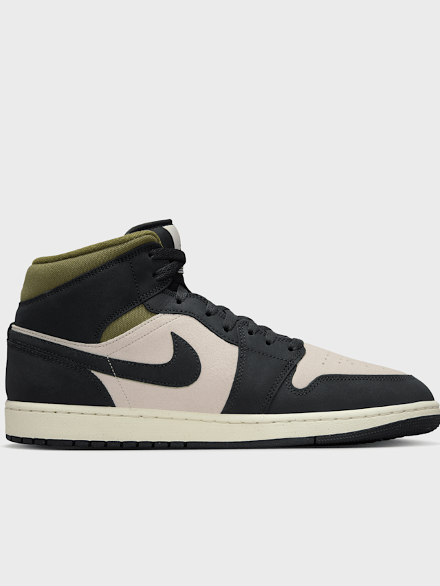 Jordan, Air Jordan 1 Mid SE summit white/blue chill-black, beige, Image 2 of 8