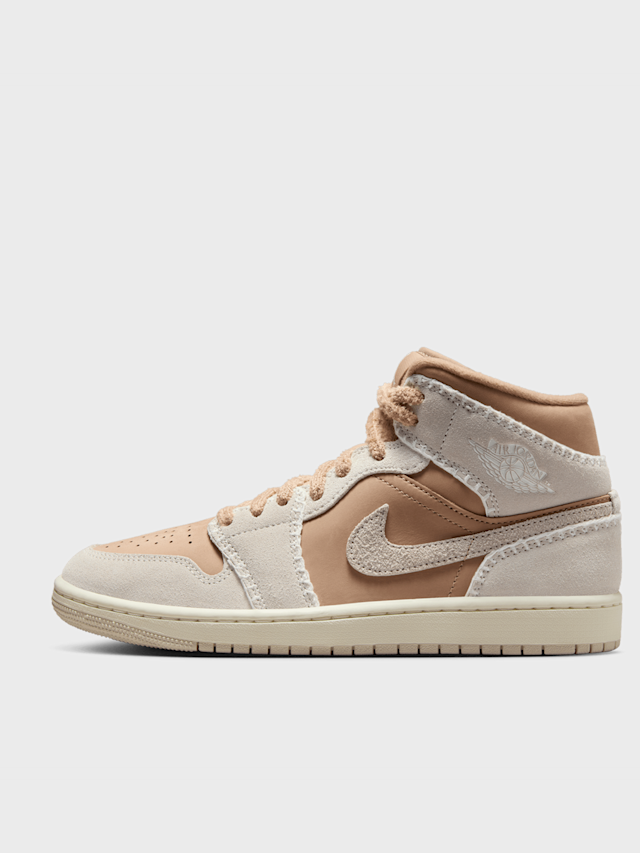 Jordan, Air Jordan 1 Mid Se hemp/lt orewood brn sail, beige, Afbeelding 1 van 9