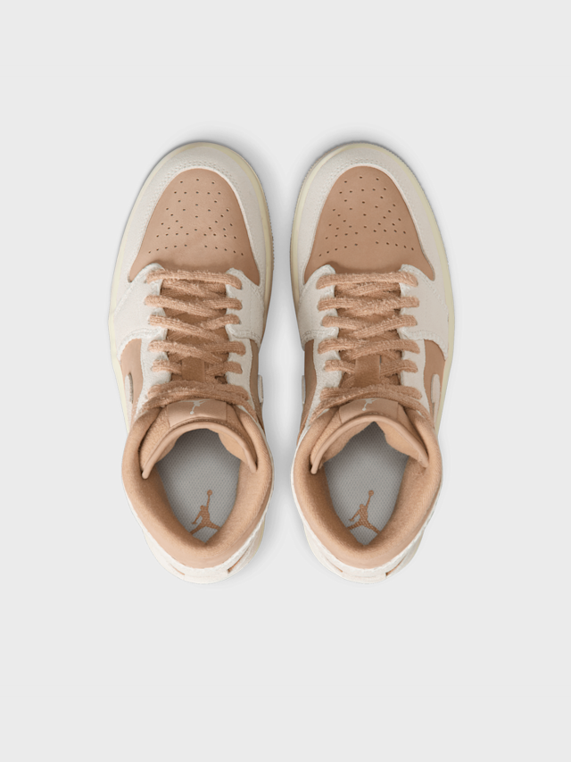 Jordan, Air Jordan 1 Mid Se hemp/lt orewood brn sail, white, Image 6 of 9