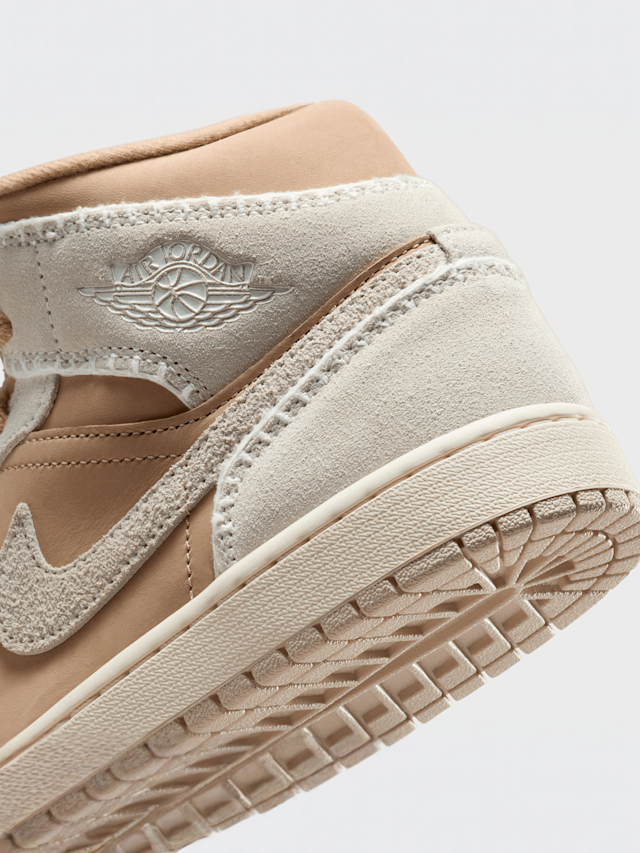 Jordan, Air Jordan 1 Mid Se hemp/lt orewood brn sail, beige, Afbeelding 8 van 9