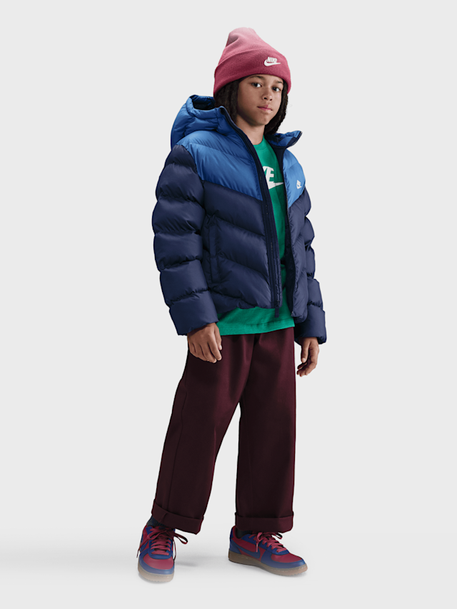 Nike, Sportswear All Day Therma-FIT Loose-Fit Puffer Jacket, blauw, Afbeelding 4 van 4