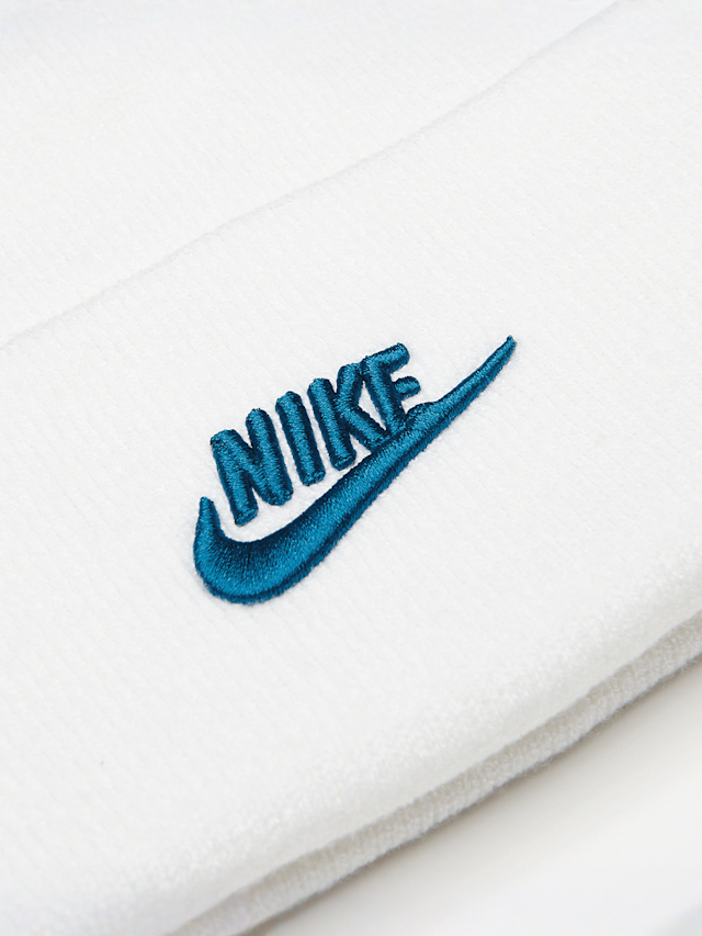 Nike, Peak Futura Beanie, white, Image 3 of 3