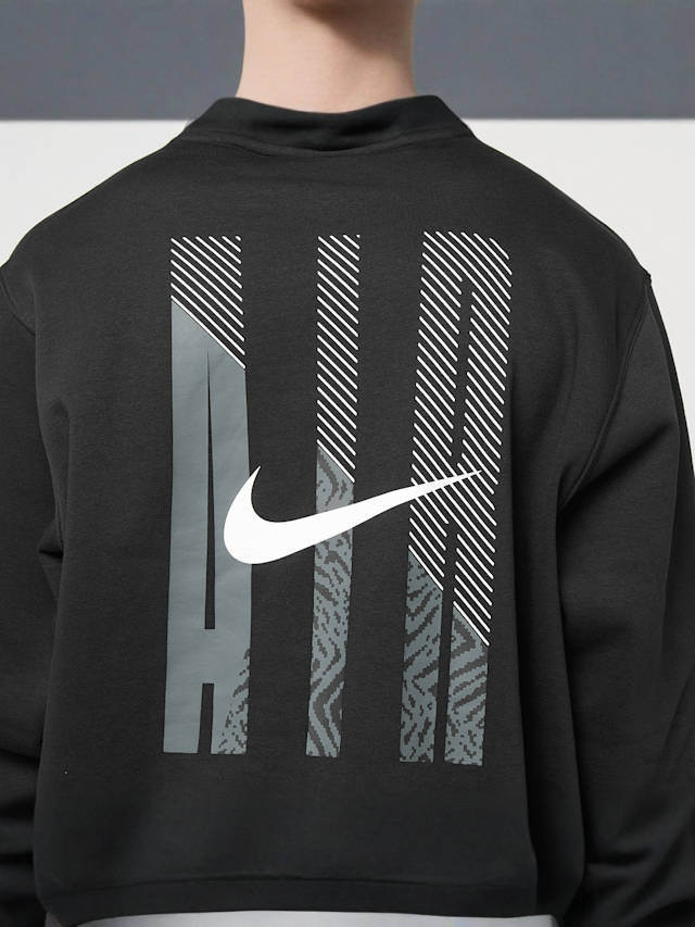 Nike, Air Hoodie, black, Image 4 of 5