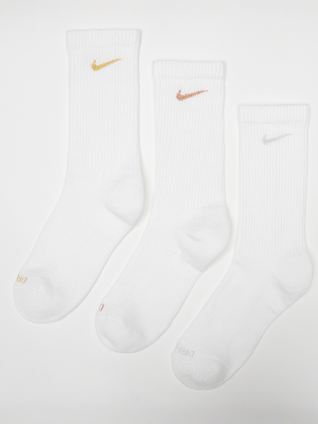Nike, 3 PACK - Everyday Plus Cushioned, white, Image 1 of 2