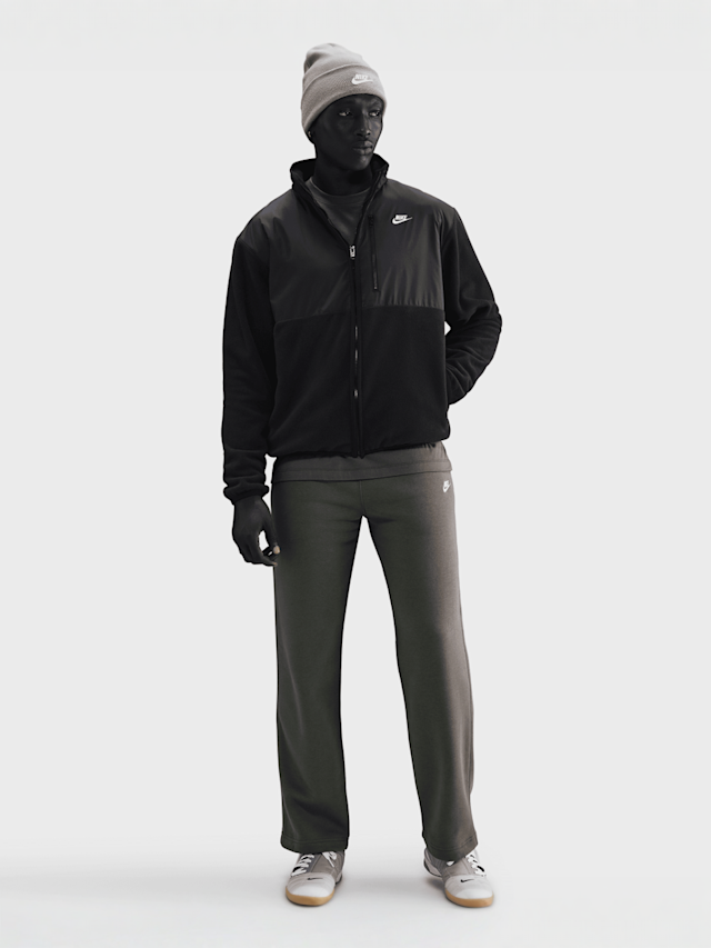 Nike, Sportswear Club Winterized Full-Zip Jacket, black, Image 5 of 5