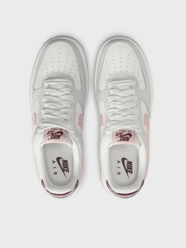Nike, Air Force 1 '07 summit white/plum chalk vast grey, brown, Image 6 of 8