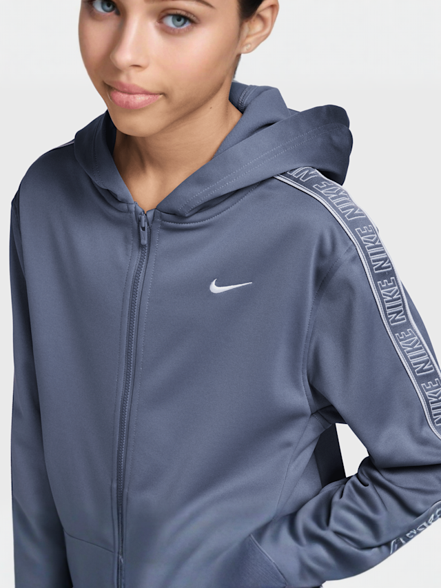 Nike, Sportswear Club Dri-FIT Full-Zip Hoodie, blue, Image 3 of 3