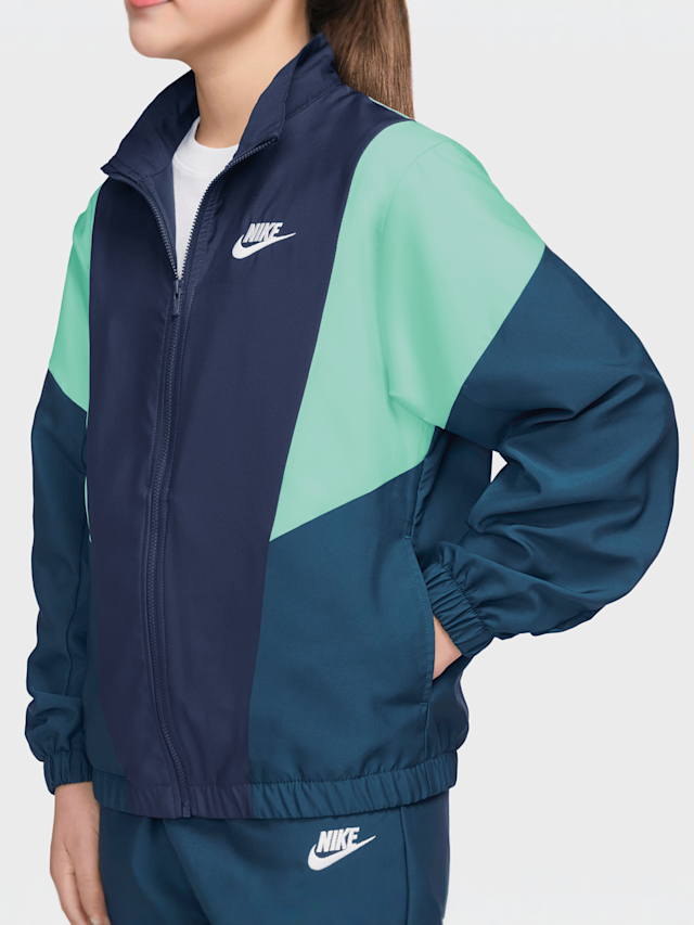 Nike, Sportswear Woven Tracksuit, blue, Image 3 of 4