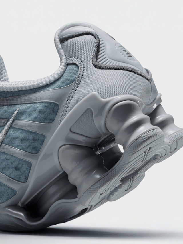 Nike, Shox TL (GS) black/mtlc hematte/max orange, grey, Image 8 of 8