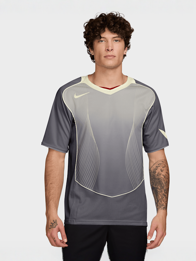 Nike, Total 90 Dri-FIT Short-Sleeve Soccer Jersey, grijs, Afbeelding 1 van 3