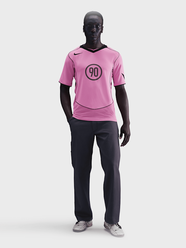 Nike, Total 90 Dri-FIT Short-Sleeve Soccer Top, różowy, Obraz 5 z 5