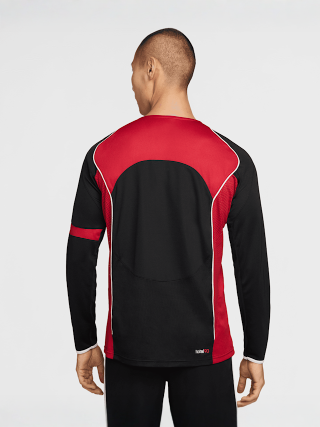 Nike, Total 90 Dri-FIT Long-Sleeve Soccer Top, black, Image 2 of 3