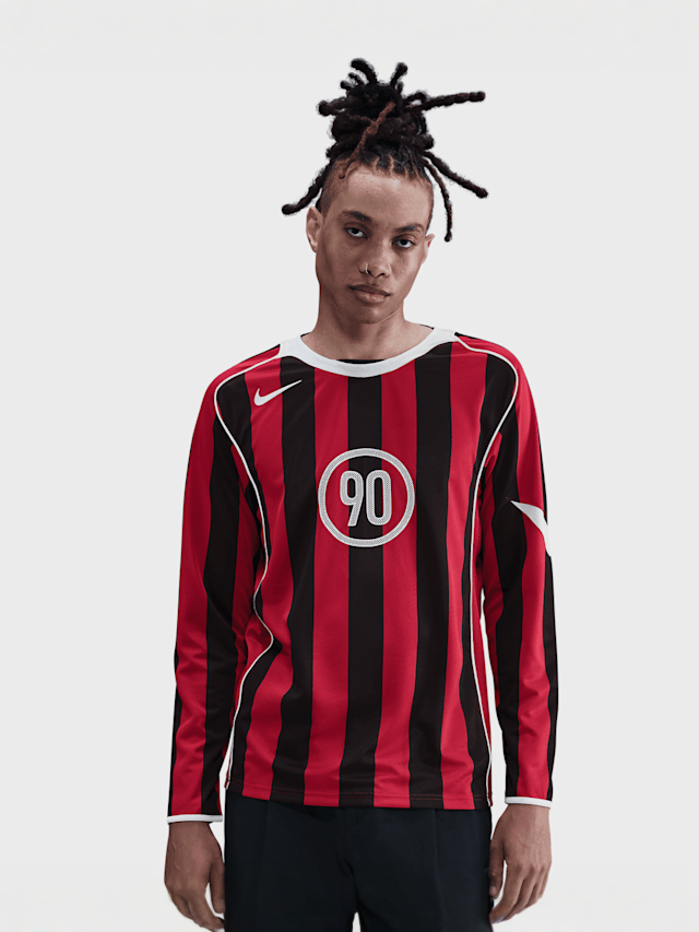 Nike, Total 90 Dri-FIT Long-Sleeve Soccer Top, red, Image 1 of 6