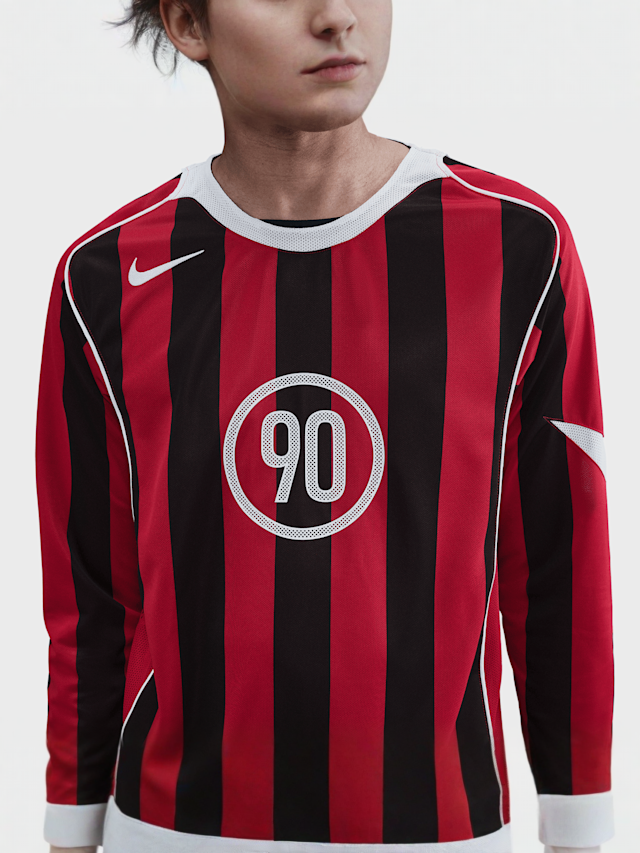 Nike, Total 90 Dri-FIT Long-Sleeve Soccer Top, red, Image 3 of 6