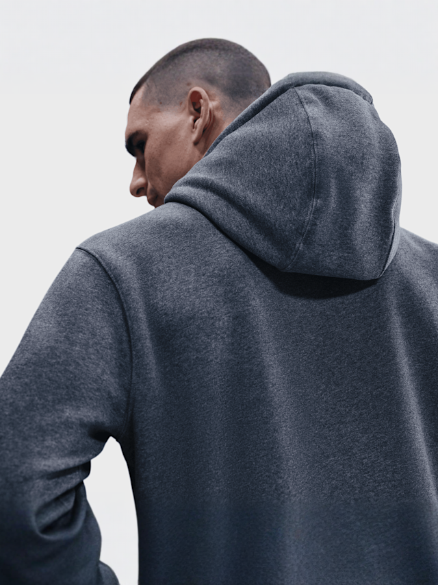 Nike, Club Fleece Hoodie, szary, Obraz 4 z 4