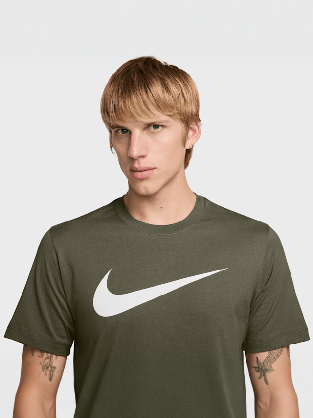 Nike, Sportswear Tee Icon Swoosh, green, Image 3 of 3