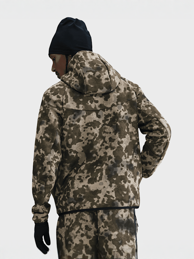 Nike, Tech Full-Zip Fleece Camo Windrunner Jacket, camouflage, Image 2 of 5
