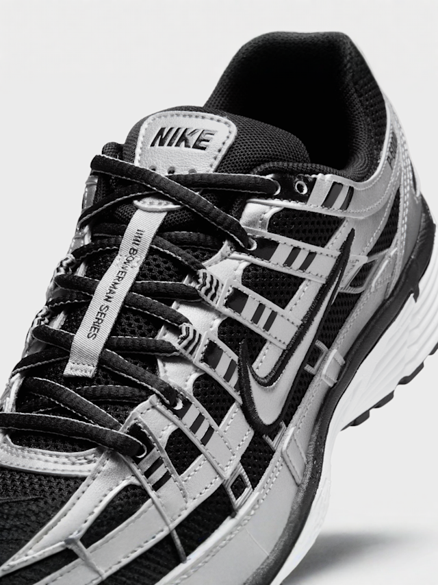 Nike, P-6000 metallic silver/metallic silver/black, silver, Image 6 of 7