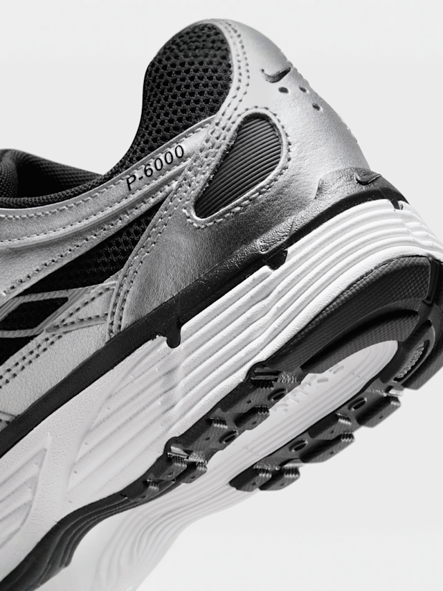 Nike, P-6000 metallic silver/metallic silver/black, silver, Image 7 of 7