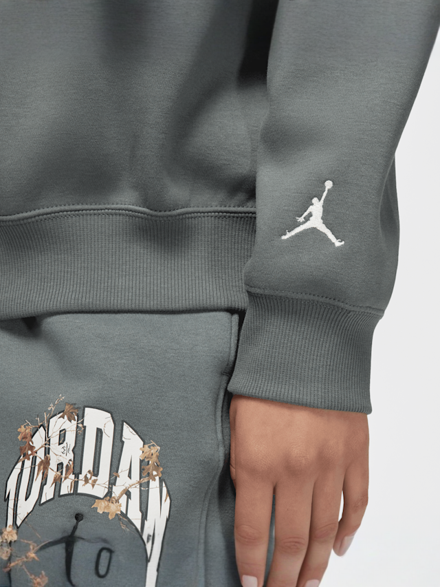 Jordan, Brooklyn Fleece Crew Graphics, grijs, Afbeelding 4 van 5