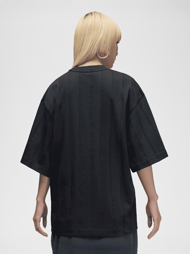 Jordan, Brooklyn Longsleeve Loose Top, black, Image 2 of 6