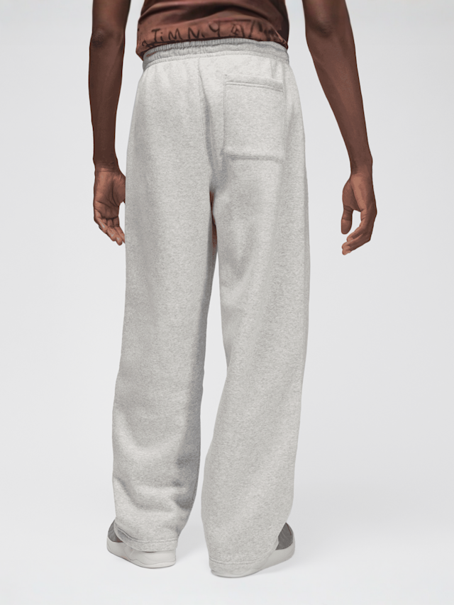 Jordan, Brooklyn Fleece Oversized Open-Hem Pants, szary, Obraz 2 z 6