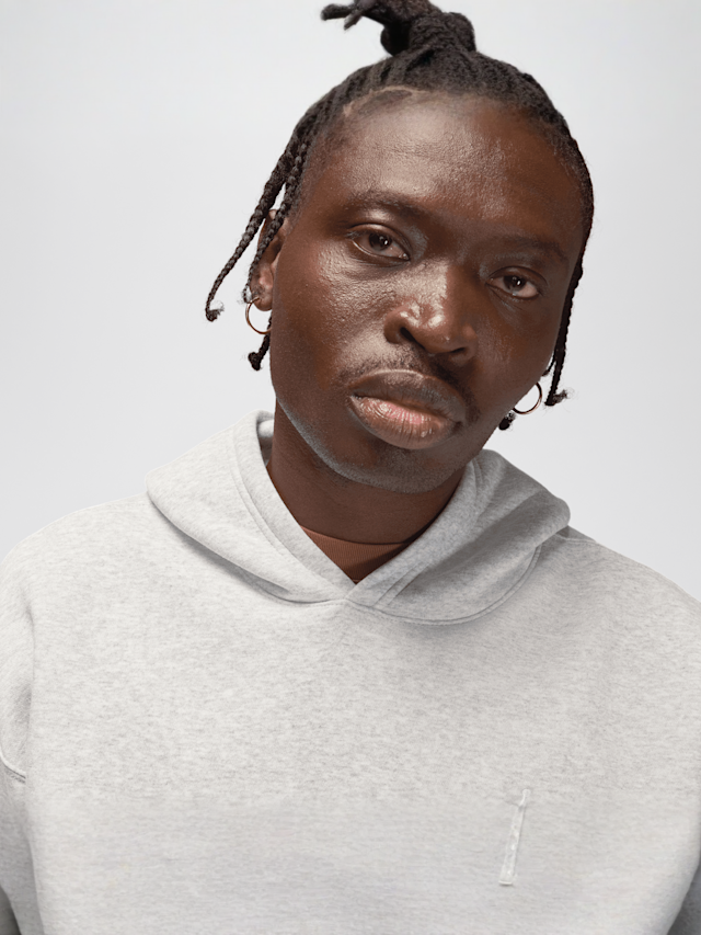 Jordan, Brooklyn Fleece Oversized Hoodie, szary, Obraz 3 z 7