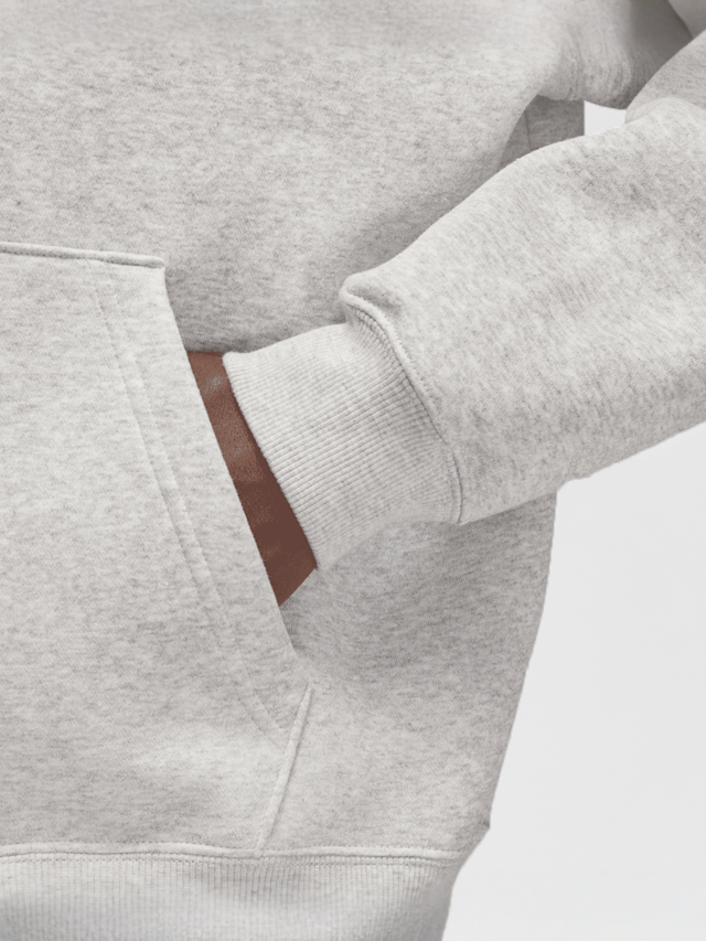 Jordan, Brooklyn Fleece Oversized Hoodie, grijs, Afbeelding 5 van 7