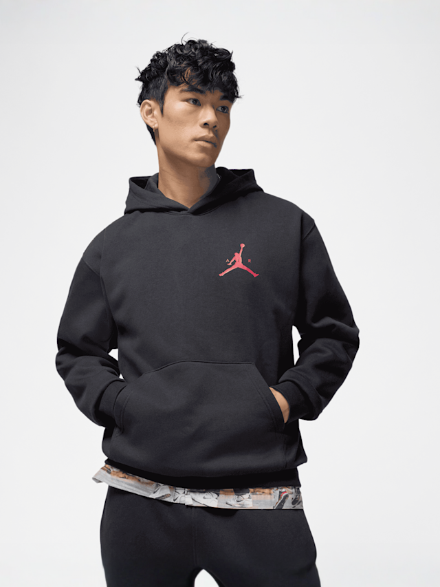 Jordan, Jumpman Fleece Hoodie, zwart, Afbeelding 1 van 6