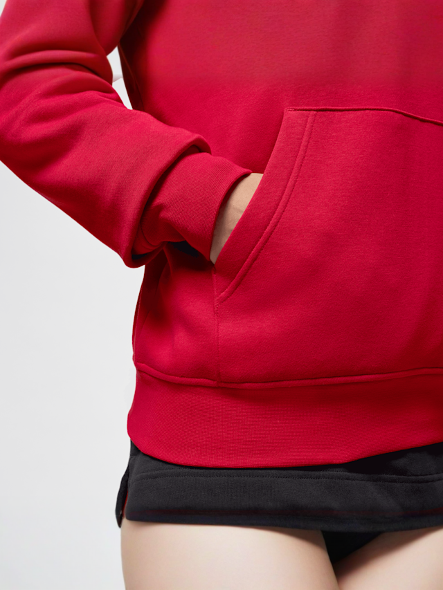 Jordan, Jumpman Fleece Hoodie, red, Image 4 of 5