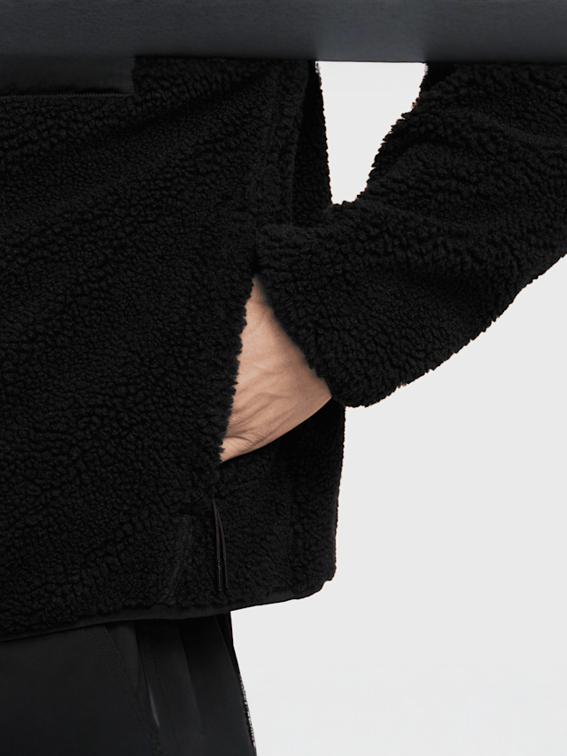 Jordan, Flight Mountainside Sherpa Jacket, black, Image 3 of 3