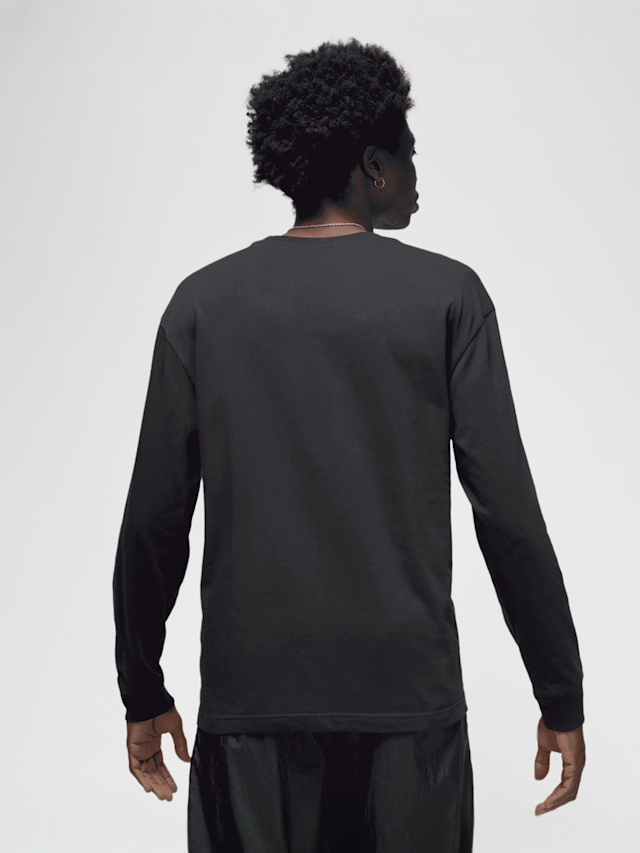 Jordan, Jumpman Long Sleeve High-Brand-Read Tee, black, Image 2 of 5