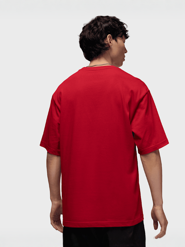 Jordan, M J JUMPMAN SS LBR TEE gym red/white, red, Image 2 of 5