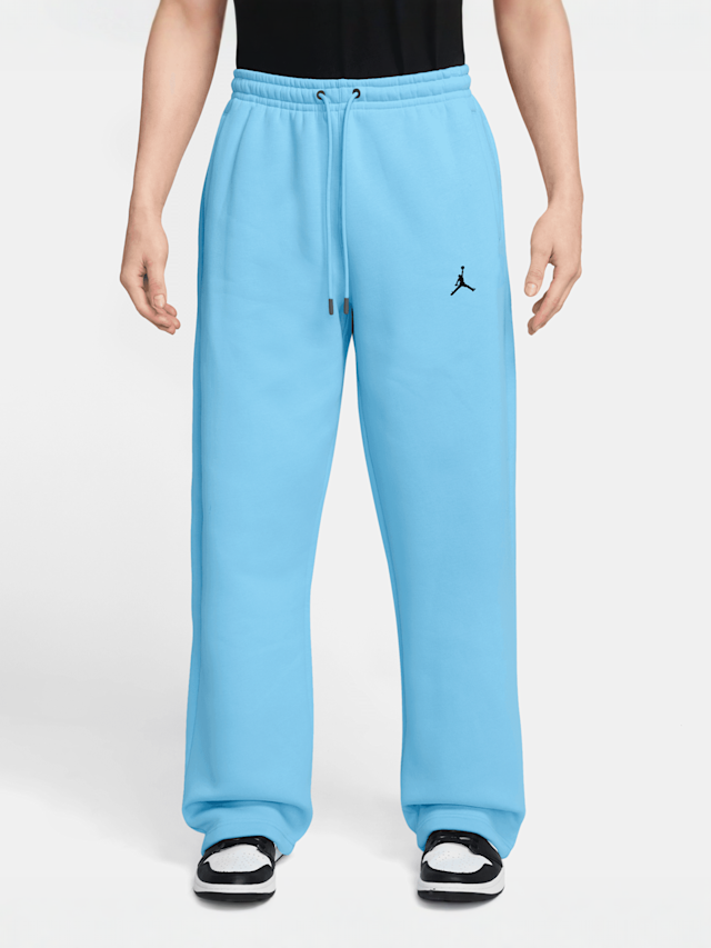 Jordan, Brooklyn Fleece Oversized Open-Hem Pants, blue, Image 1 of 3
