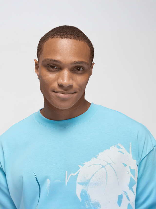 Jordan, Reissue Oversized Short Sleeve Crew, blauw, Afbeelding 3 van 5