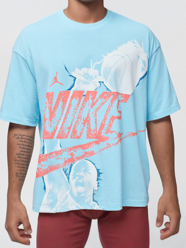 Jordan, Reissue Oversized Short Sleeve Crew, blauw, Afbeelding 4 van 5