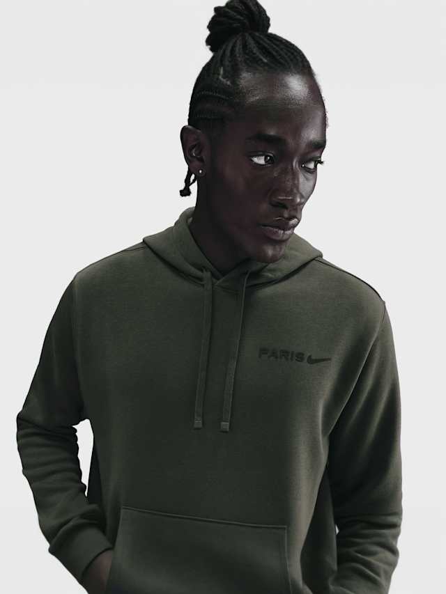 Nike, Paris Saint-Germain Club Fleece Hoodie, groen, Afbeelding 3 van 4