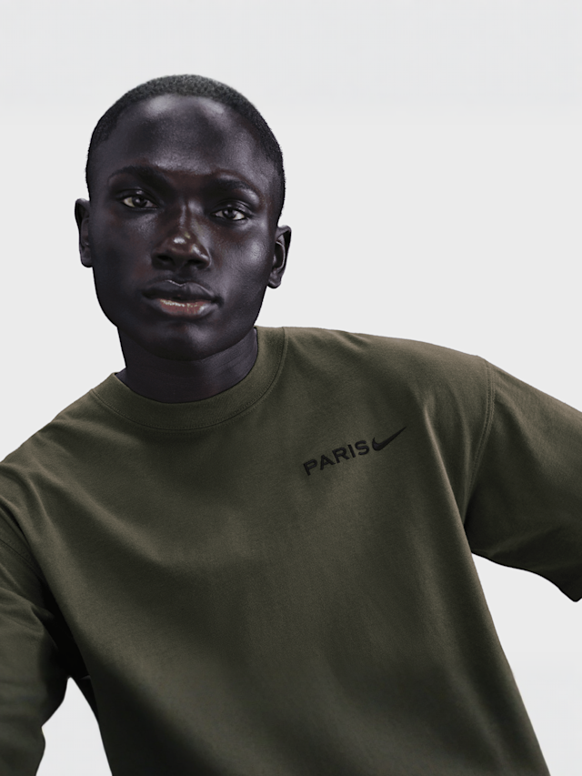 Nike, Paris Saint-Germain Soccer T-Shirt, groen, Afbeelding 3 van 6
