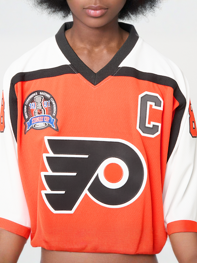Mitchell & Ness, NHL Dark Jersey Flyers 1996 Eric Lindros Phil. Flyers, orange, Image 3 of 8