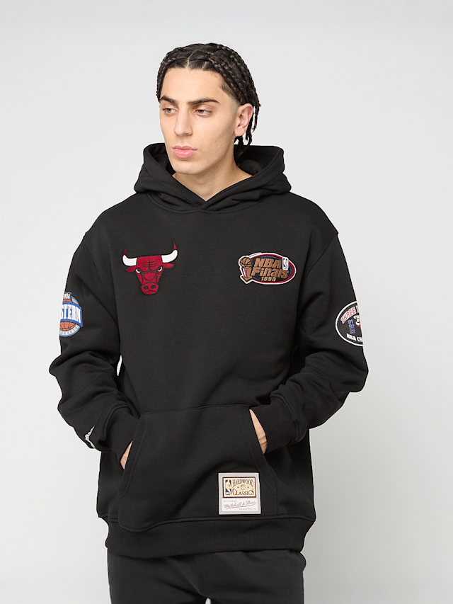 Mitchell & Ness, NBA Black Out Collection Hoodie Chicago Bulls, zwart, Afbeelding 1 van 9
