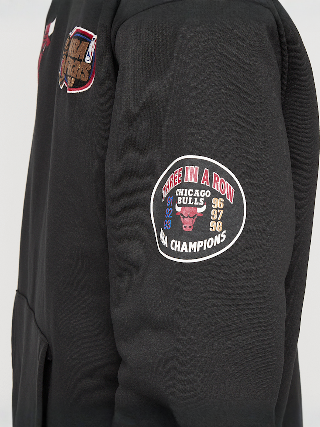Mitchell & Ness, NBA Black Out Collection Hoodie Chicago Bulls, zwart, Afbeelding 7 van 9