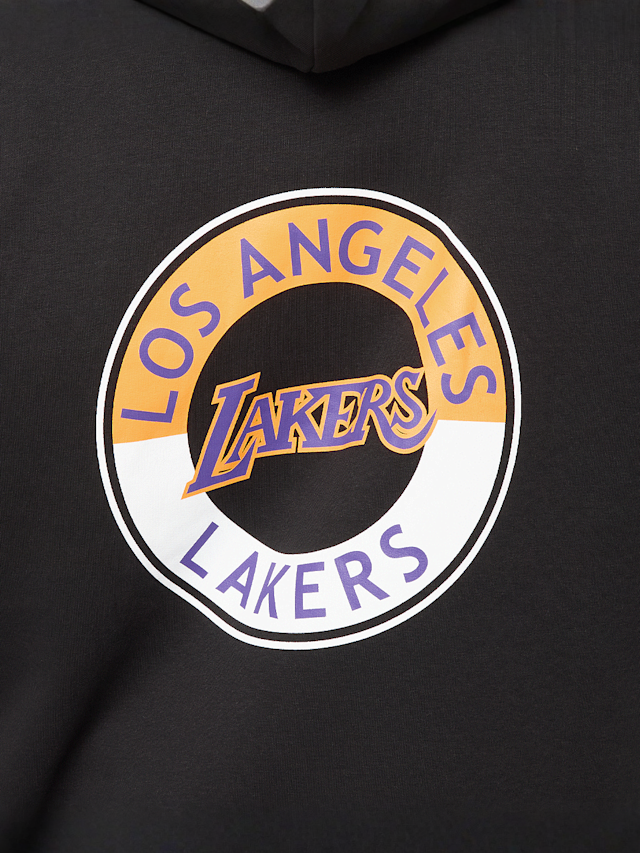Mitchell & Ness, NBA Black Out Collection Hoodie Los Angeles Lakers, zwart, Afbeelding 4 van 9