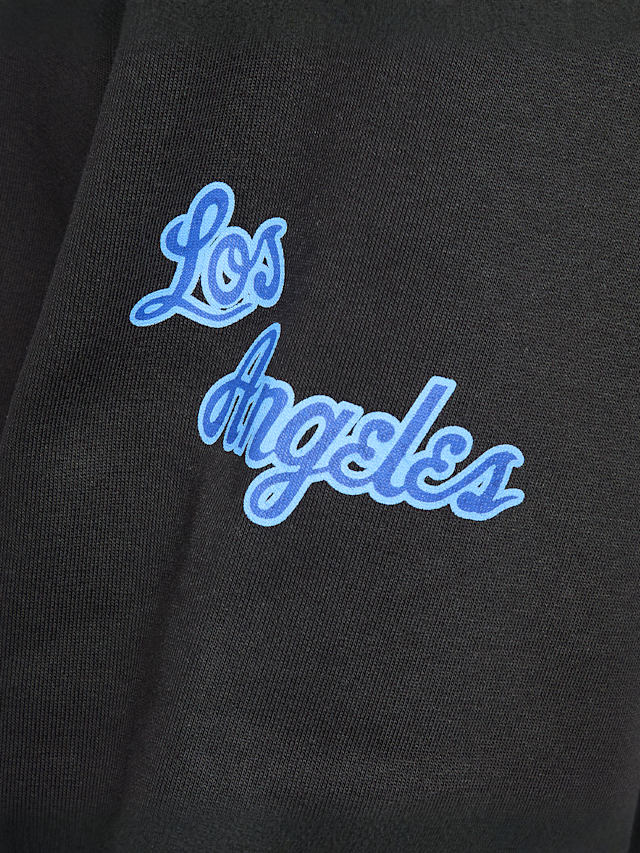 Mitchell & Ness, NBA Black Out Collection Hoodie Los Angeles Lakers, zwart, Afbeelding 6 van 9
