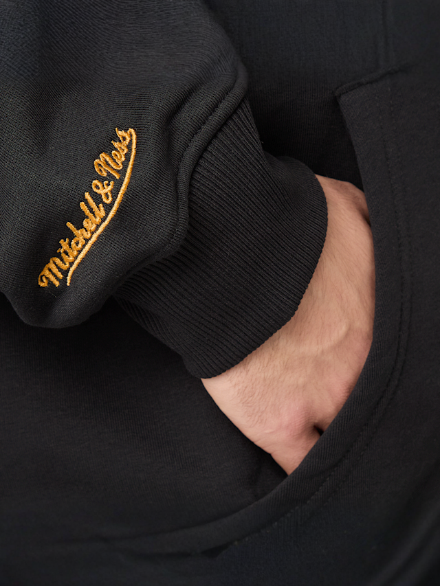 Mitchell & Ness, NBA Black Out Collection Hoodie Los Angeles Lakers, zwart, Afbeelding 8 van 9